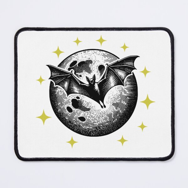 Item preview, Vintage Bat and Moon Cottagecore  designed and sold by retrorascal.