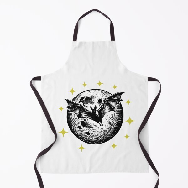 Item preview, Vintage Bat and Moon Cottagecore  designed and sold by retrorascal.