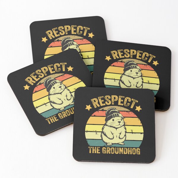 Item preview, Respect the Groundhog Happy Groundhog Day 2024 vintage designed and sold by teeshop87.