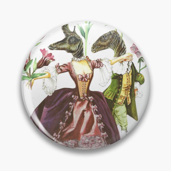 Item preview, 'This Masquerade' Dinosaur hand cut collage designed and sold by Electric-Kitty.