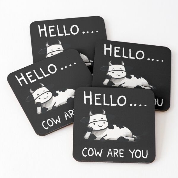 Item preview, How are you Happy Cow designed and sold by DoodleDashShop.