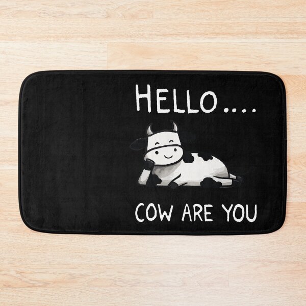 Item preview, How are you Happy Cow designed and sold by DoodleDashShop.