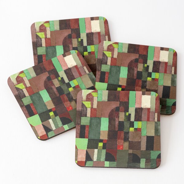 Item preview, Red and Green Architecture (1922) by Paul Klee designed and sold by My Artprintz.