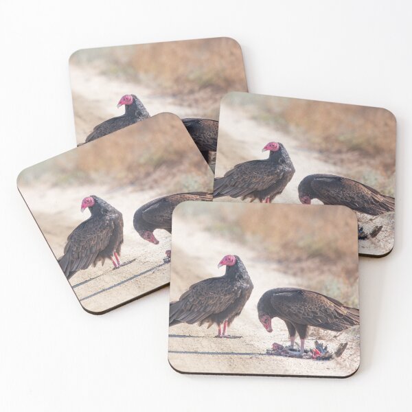 Item preview, Turkey Vultures With Lunch designed and sold by CarolM.