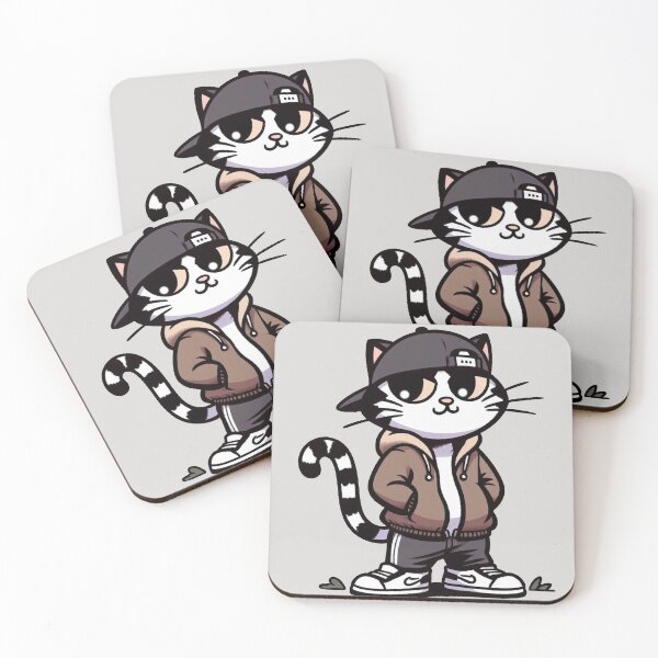 Item preview, gato chav designed and sold by Vkinsify.