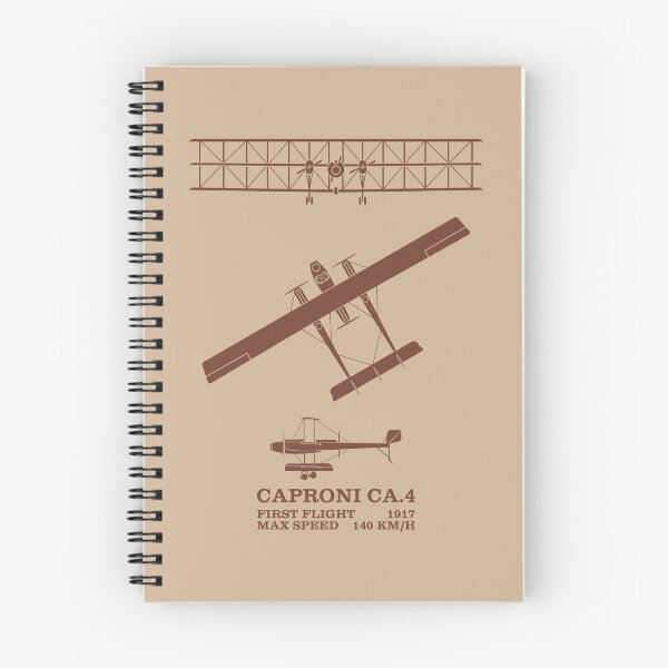 Item preview, Caproni Ca.4 Italian WW1 Bomber Triplane Silhouettes Infographic Diagrams designed and sold by MilitaryMart.