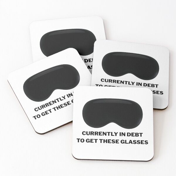 Item preview, CURRENTLY IN DEBT TO GET THESE GLASSES VISION  designed and sold by These_Prints.
