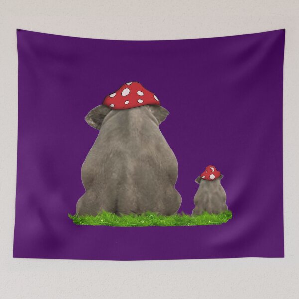 Item preview, NCIS elephant iORIGINAL  PARENT AND CHILD WEARING RED MUSHROOM CAPS designed and sold by THE AMERICAN TEEVANGELIST.