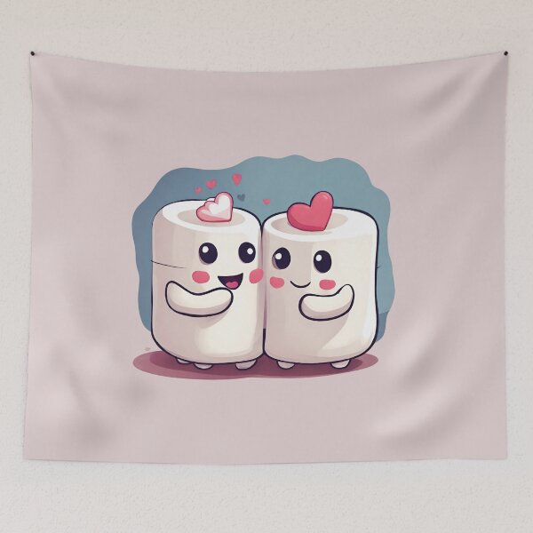 Item preview, Marshmallows in love designed and sold by VanyAshop.