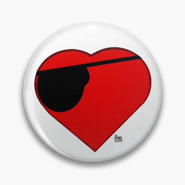 Item preview, Pirate Heart (White) designed and sold by thechronicsloth.