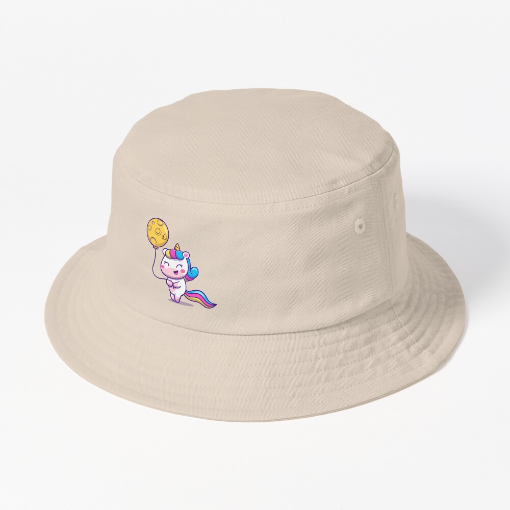 Unicorn Holding a Balloon Hats design by HackerLooks