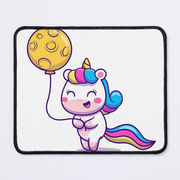 Item preview, Unicorn holding a balloon designed and sold by HackerLooks.