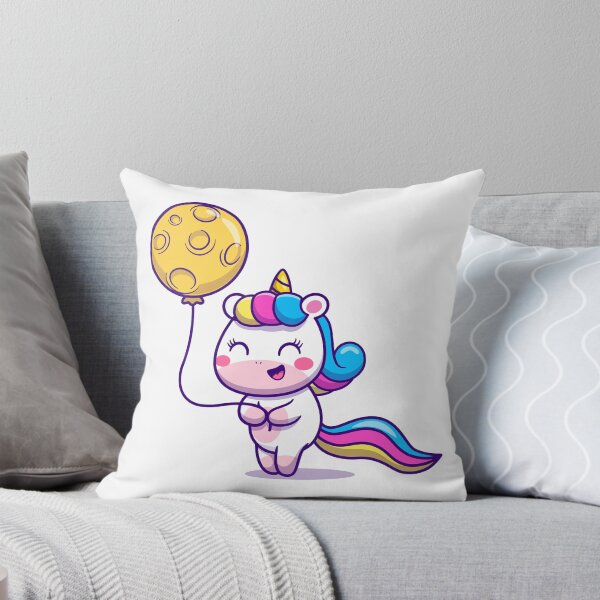 Item preview, Unicorn holding a balloon designed and sold by HackerLooks.