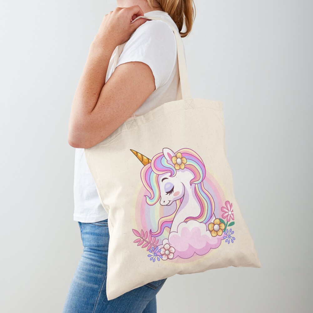 Unicorn and Roses Bags design by HackerLooks