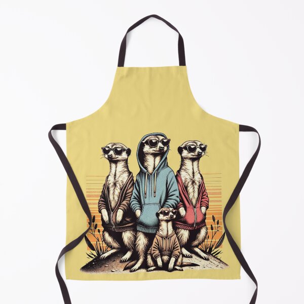 Item preview, Cute Urban Meerkats Chillin' In The Safari Funny African Sunset designed and sold by d247.