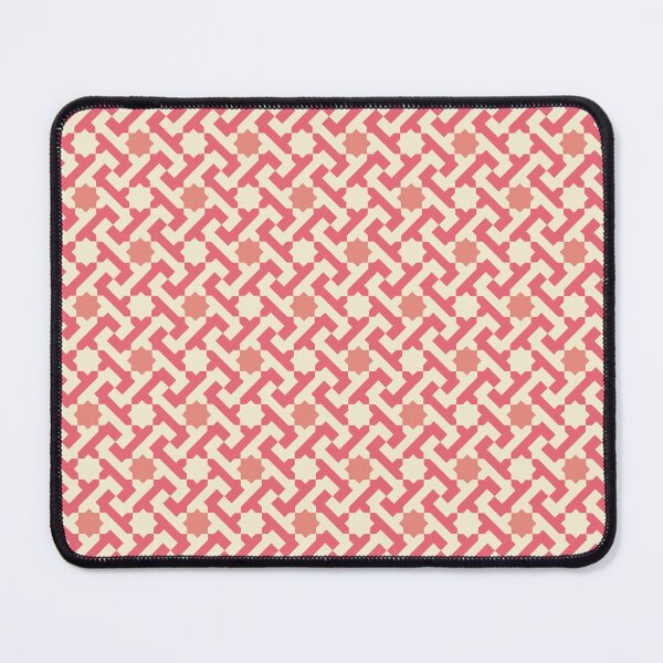 Item preview, Moroccan Geometric Pattern in Coral Red designed and sold by Harmonish.