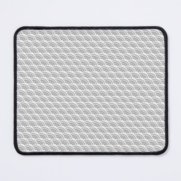 Item preview, Grey & Dark Grey Scale Waves Replicating Continuous Pattern  designed and sold by Alchemy-A-La-G.