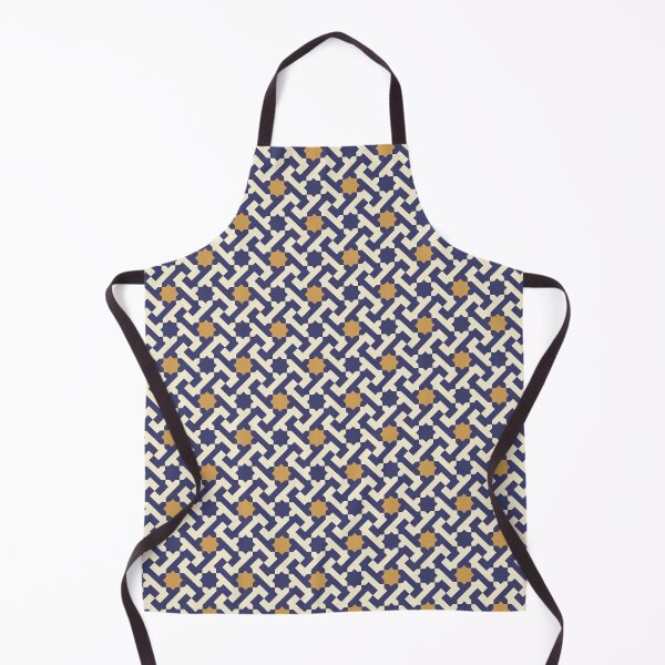 Item preview, Moroccan Geometric Pattern in Yellow and Blue designed and sold by Harmonish.
