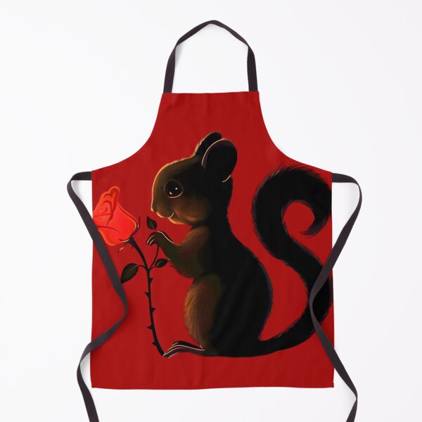 Item preview, Scarlet Squirrel Rose designed and sold by AI-Only Creations.