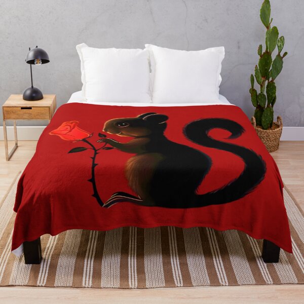 Item preview, Scarlet Squirrel Rose designed and sold by AI-Only Creations.