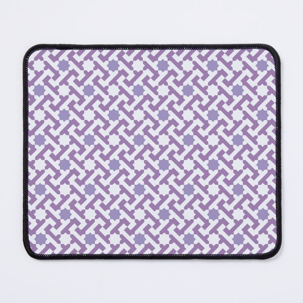 Item preview, Moroccan Geometric Pattern in Lavender and White designed and sold by Harmonish.