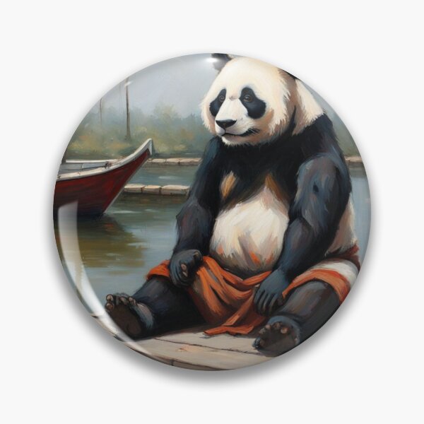 Item preview, The Meditating Panda designed and sold by WhimsyWanderer.