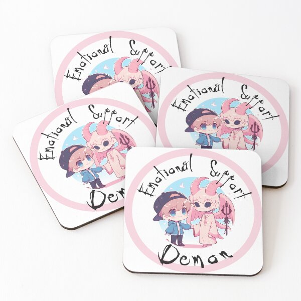 Item preview, Emotional Support Demon Print  designed and sold by Thehatinthecat.