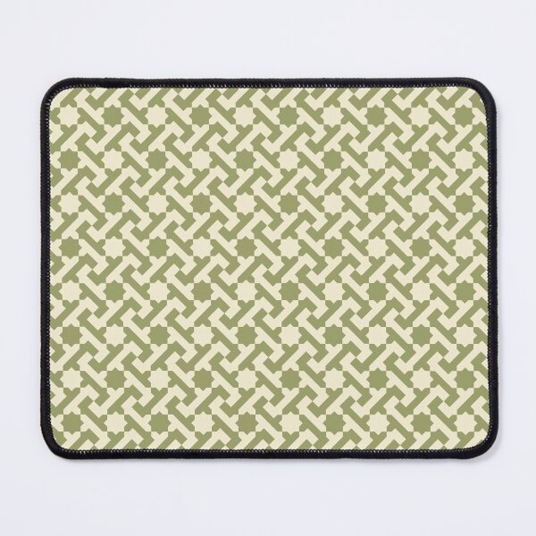 Item preview, Moroccan Geometric Pattern in Yellow Green designed and sold by Harmonish.