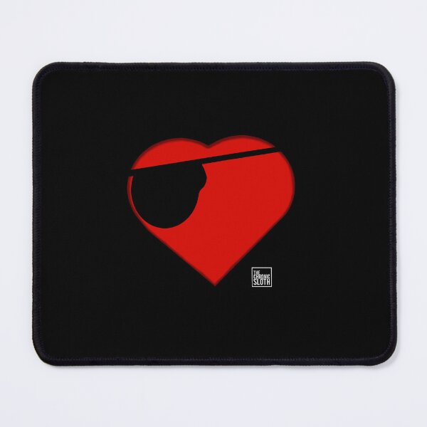 Item preview, Pirate Heart (Black) designed and sold by thechronicsloth.