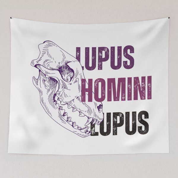Item preview, Lupus homini lupus designed and sold by scientiafemina.