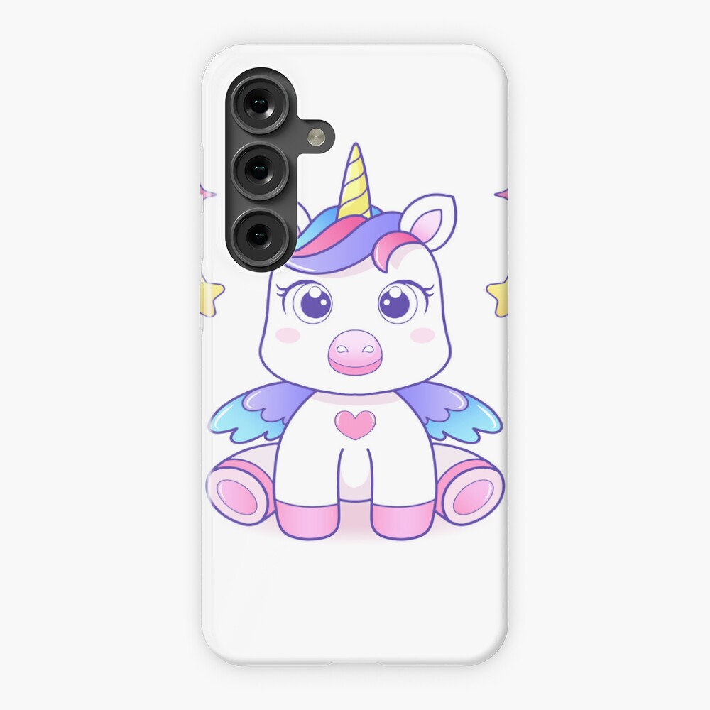 Super Cute Unicorn Phone Cases design by HackerLooks