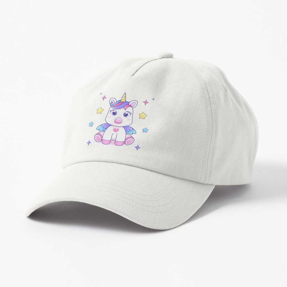 Super Cute Unicorn Dad Hat - unicorn fantasy design by HackerLooks