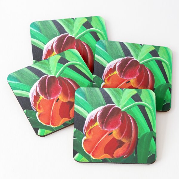 Item preview, Red Tulip in the Sun designed and sold by pamelacuddihy.