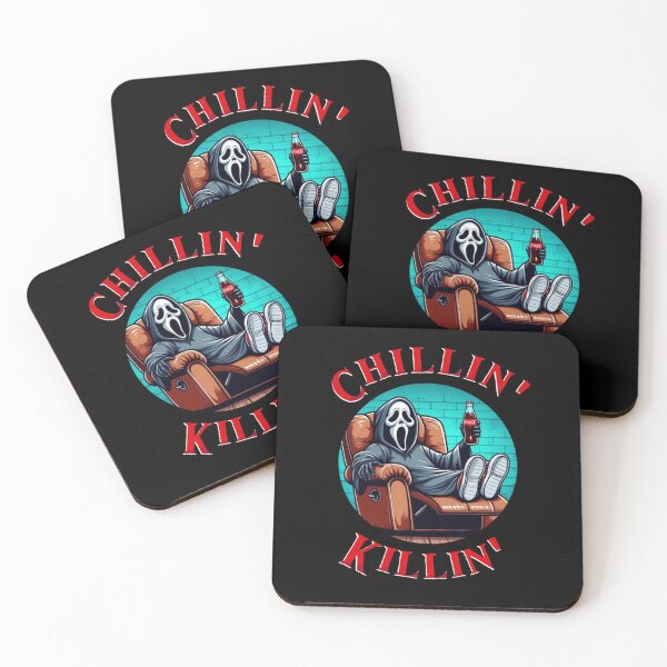 Item preview, Chillin', killin' - Ghostface, Scream designed and sold by fangtasticprint.
