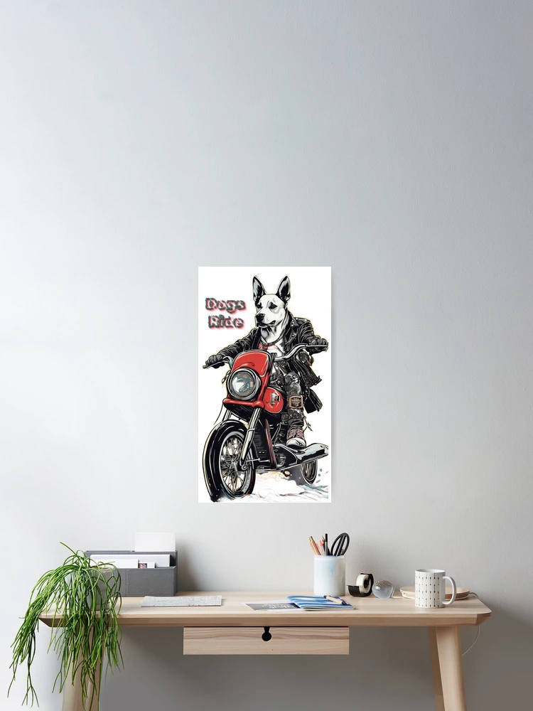 Thumbnail 2 of 3, Poster, Dogs Ride designed and sold by KriticalDesigns.