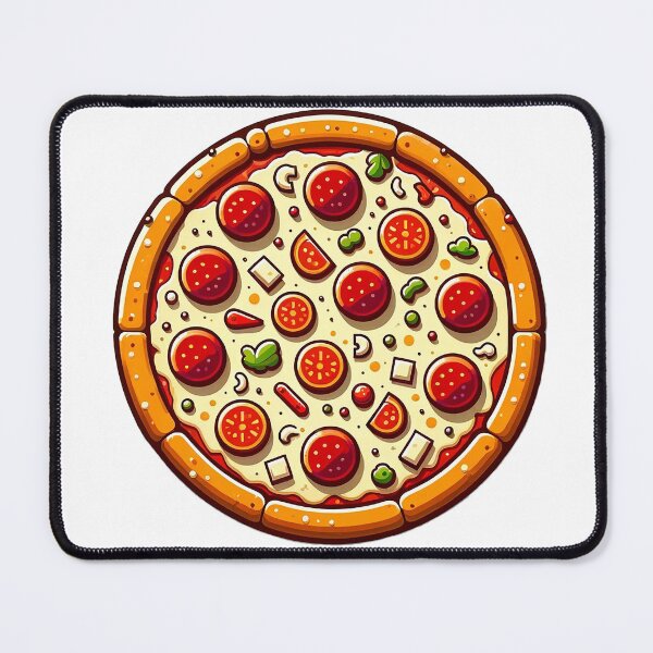 Item preview, 2D illustration of a pizza designed and sold by nokoryna.