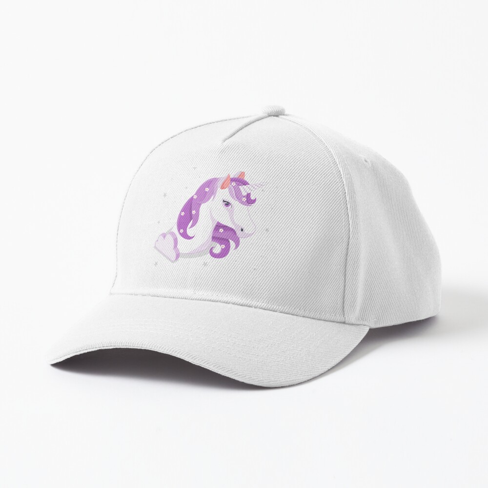 Unicorn and Stars Baseball Cap - unicorn fantasy design by HackerLooks