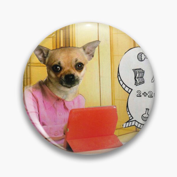 Item preview, Chihuahua Dog Portrait - 'Working From Home' designed and sold by Nikki Fortuin Arts & Crafts.