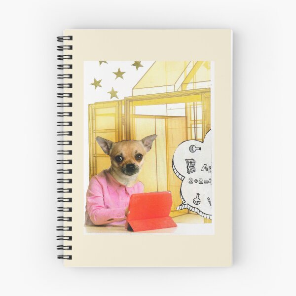 Item preview, Chihuahua Dog Portrait - 'Working From Home' designed and sold by Nikki Fortuin Arts & Crafts.