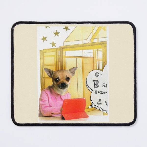 Item preview, Chihuahua Dog Portrait - 'Working From Home' designed and sold by Nikki Fortuin Arts & Crafts.