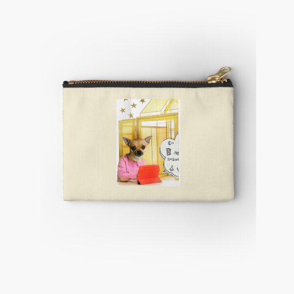 Item preview, Chihuahua Dog Portrait - 'Working From Home' designed and sold by Nikki Fortuin Arts & Crafts.