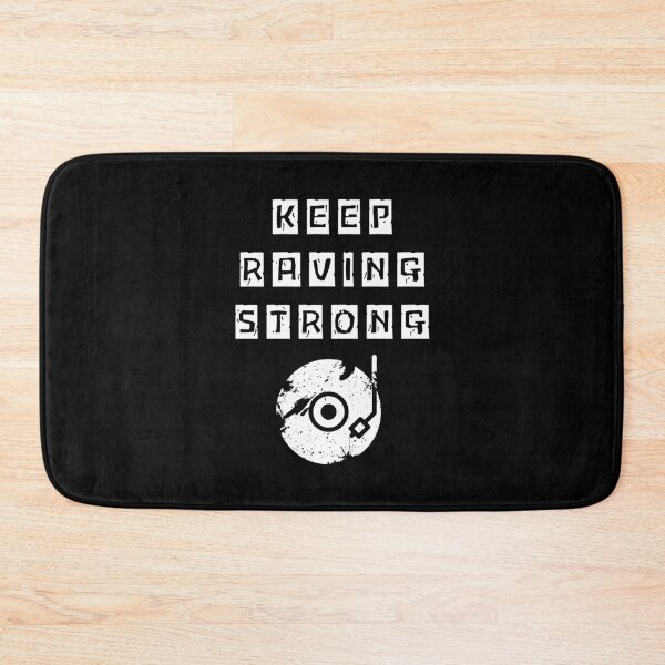 Item preview, keep raving cool gift for sound engineers and music producers designed and sold by DesignRhythm.