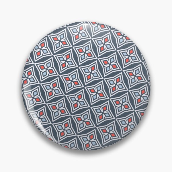 Artikelvorschau, Rote und blaue Diamanten, grauer Hintergrund, kontinuierliches, nahtloses Design entworfen und verkauft von Alchemy-A-La-G.