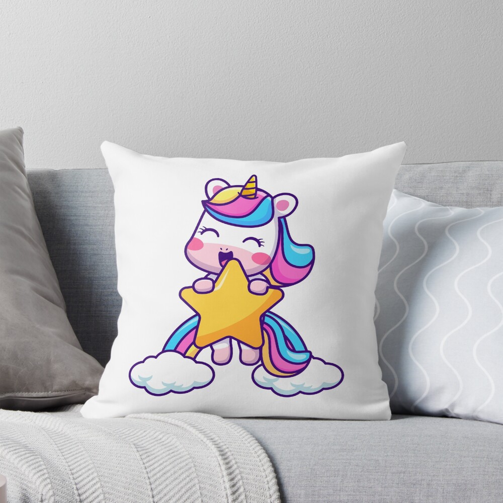 Unicorn Holding a Star Home & Living design by HackerLooks
