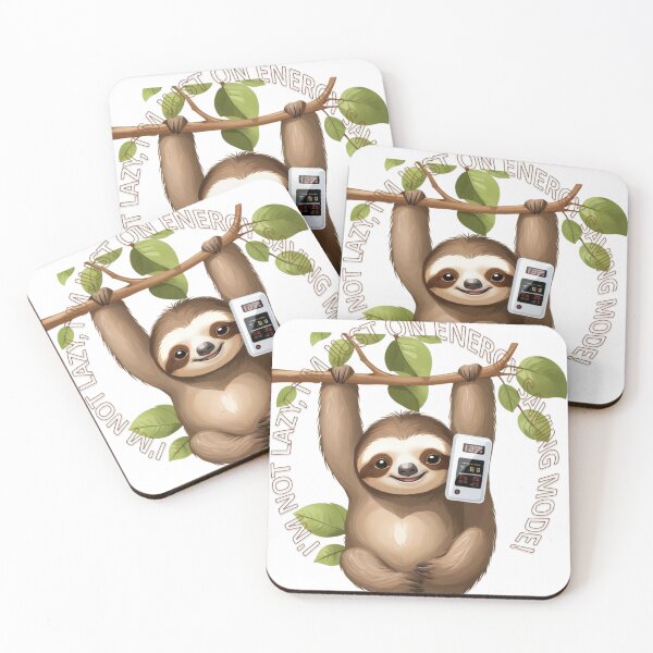 Item preview, Cute sloth in power saving mode designed and sold by r105.