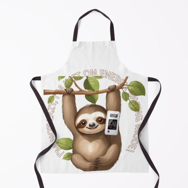 Item preview, Cute sloth in power saving mode designed and sold by r105.