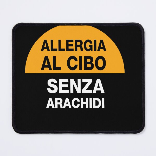 Item preview, Food Allergy - NoPeanuts (Italian) designed and sold by WhiteShirtGuy.