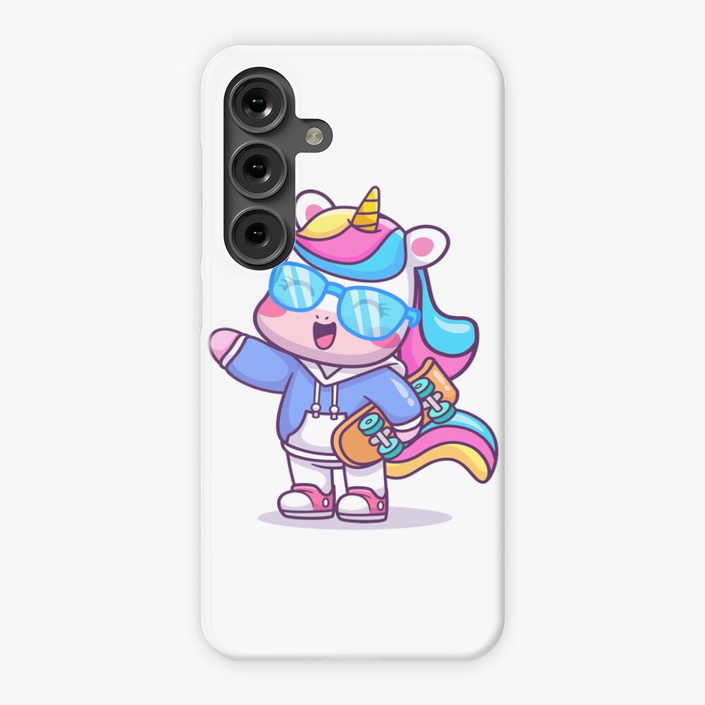 Cool Unicorn Samsung Galaxy Snap Case - unicorn fantasy design by HackerLooks