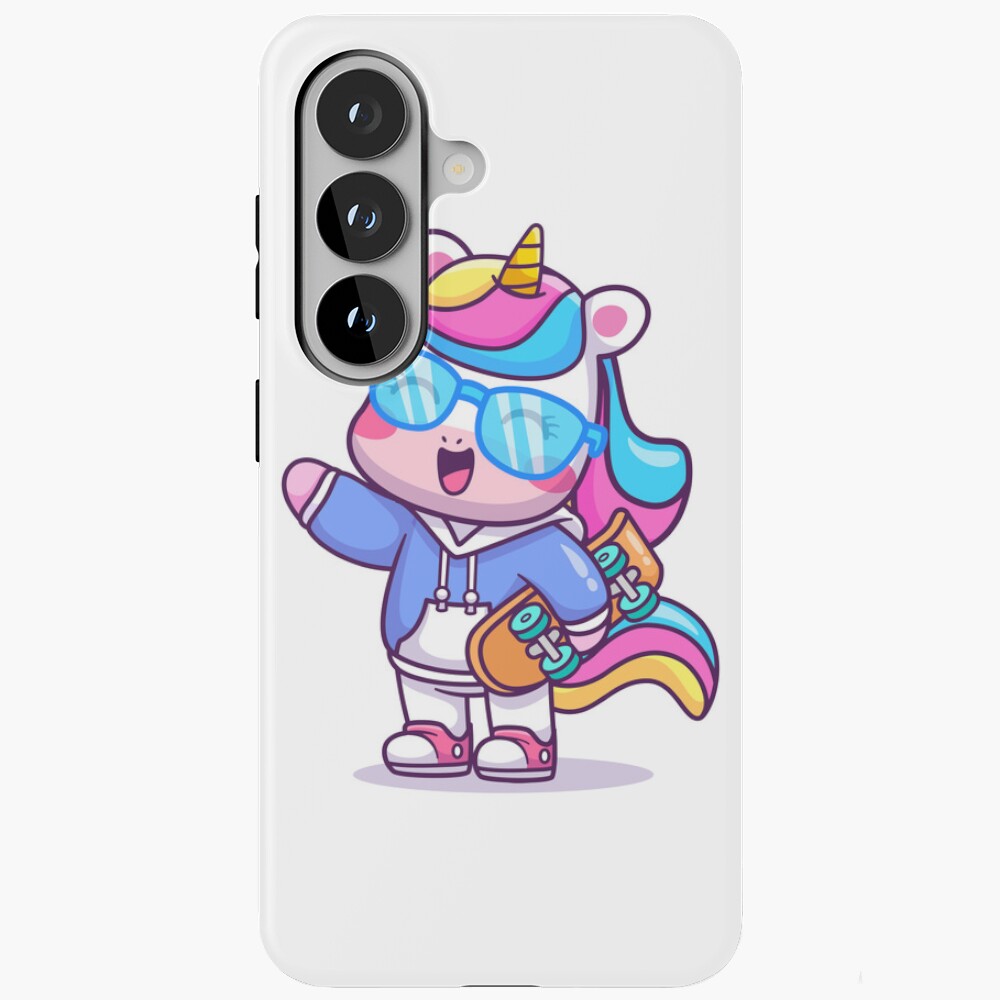 Cool Unicorn Samsung Galaxy Tough Case - unicorn fantasy design by HackerLooks