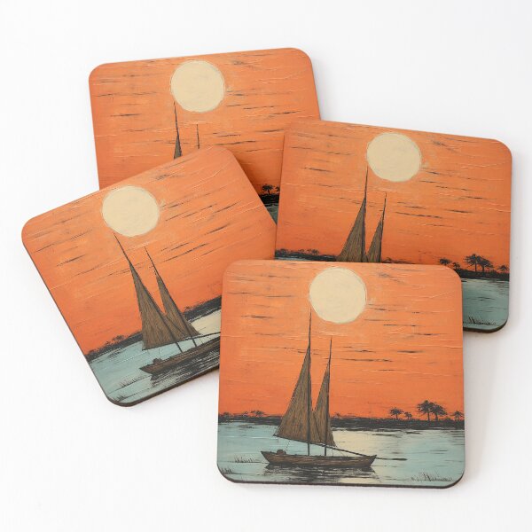 Item preview, Niger river travel vintage colorful anime graphics designed and sold by wonderfulpark.